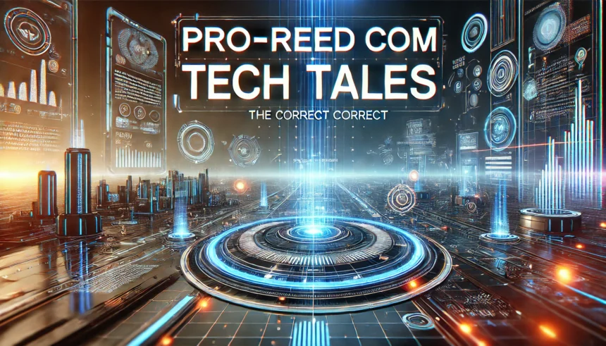 Pro-Reed Com Tech Tales