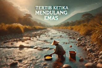 tertib ketika mendulang emas