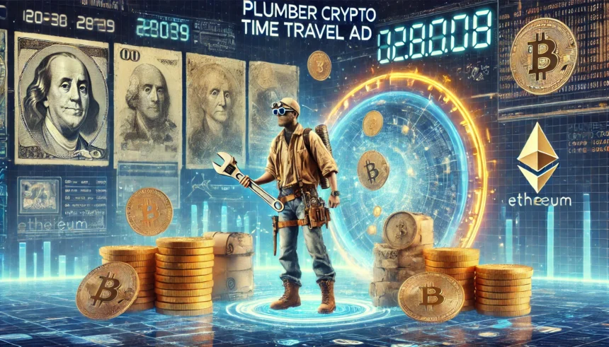 Plumber Crypto Time Travel Ad